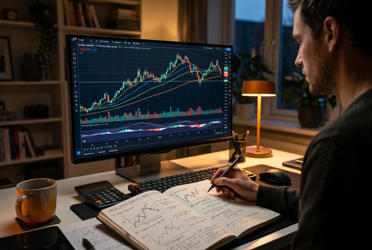 テクニカル分析と中級投資スキルを学ぶ